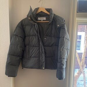 Sebby Olive Puffer Jacket